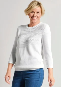 Pull-over en tricot pur coton