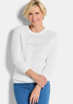 Pull-over en tricot pur coton