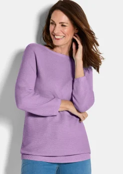 Pull. Pur coton