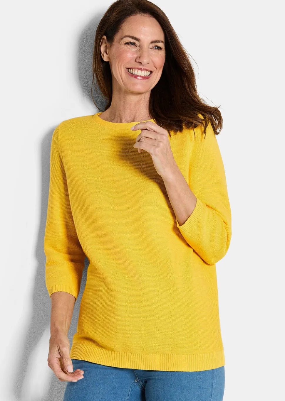 Pull. Pur coton