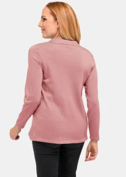 Pull sobre avec col polo