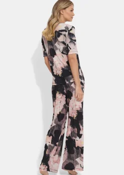 Pyjama avec grand imprimé fleuri