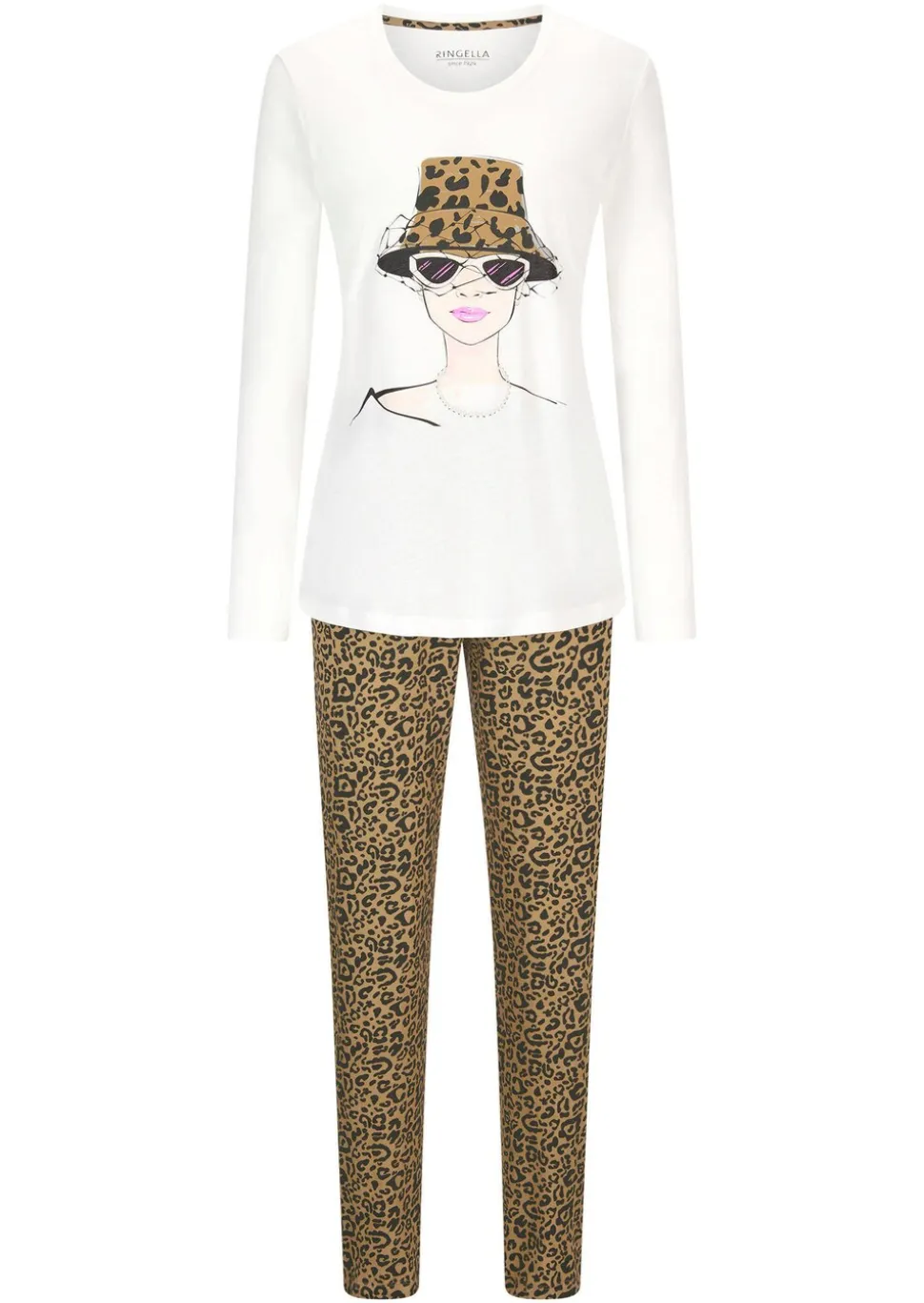 Pyjama avec imprimé animalier