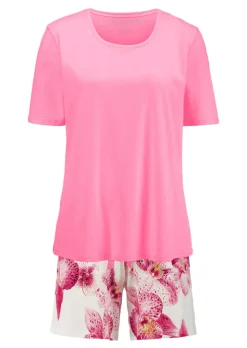 Pyjashort avec imprimé fleuri