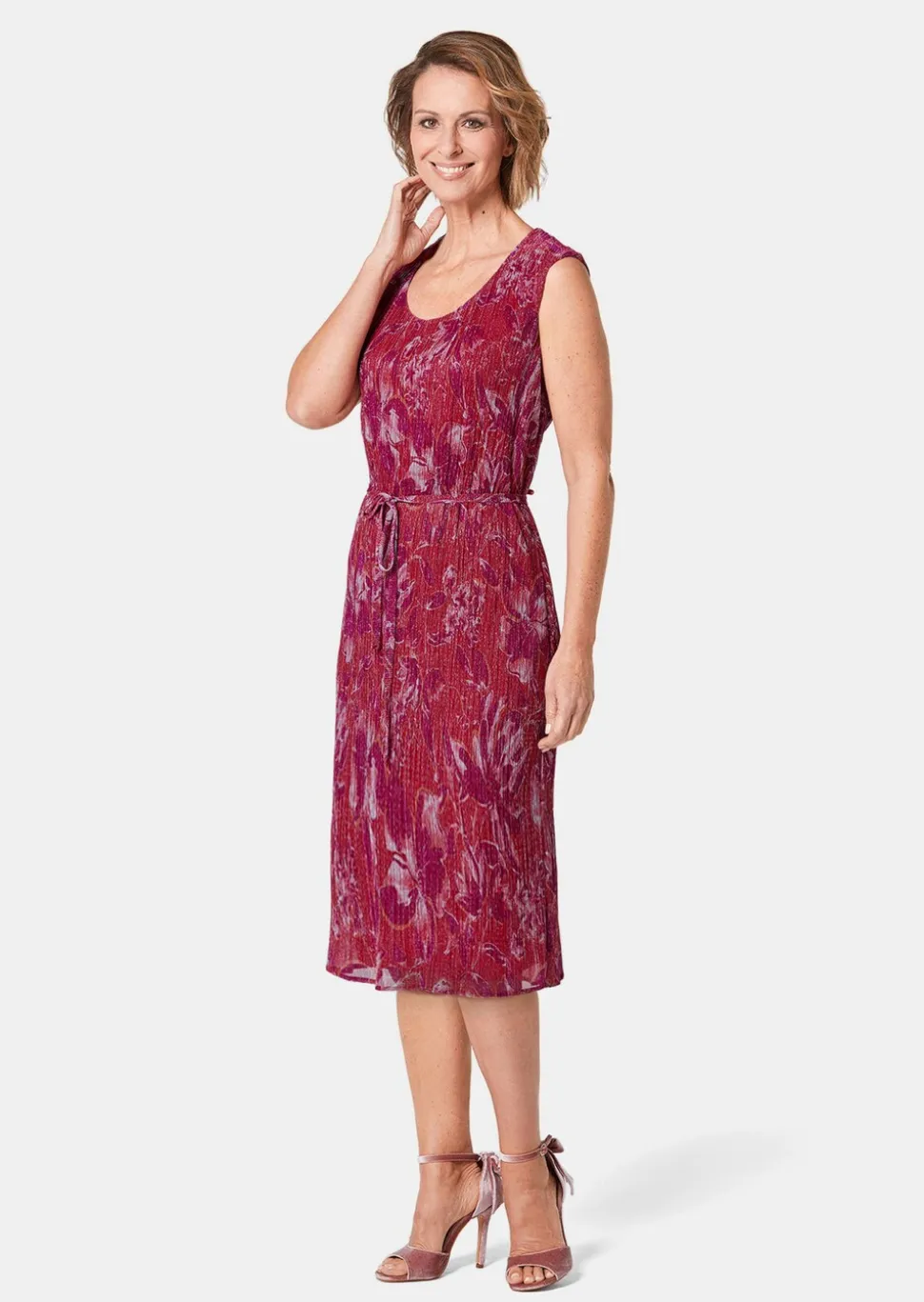 Robe avantageuse avec fils brillants