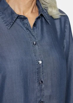 Robe avec col chemise