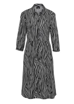 Robe-chemisier à col chemise