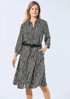 Robe-chemisier à col chemise