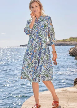Robe-chemisier à col chemise