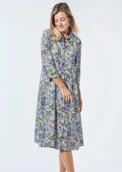 Robe-chemisier à col chemise