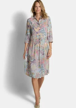 Robe-chemisier en pure viscose