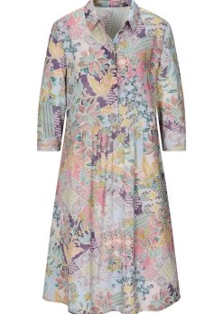 Robe-chemisier en pure viscose