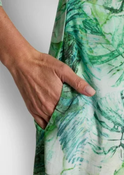 Robe-chemisier mi-longue