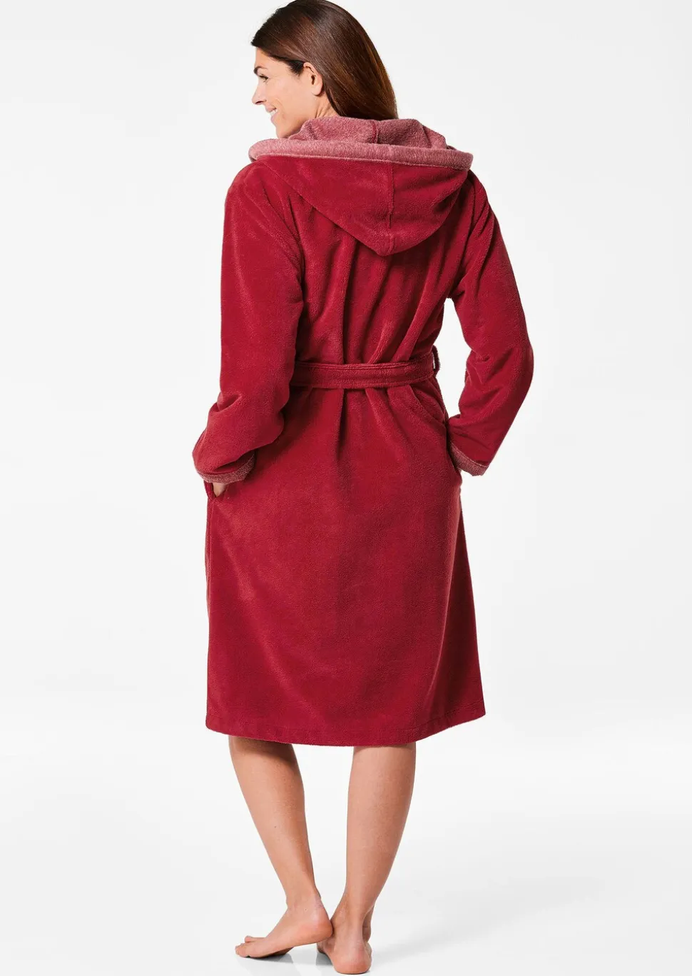 Robe de chambre à capuche