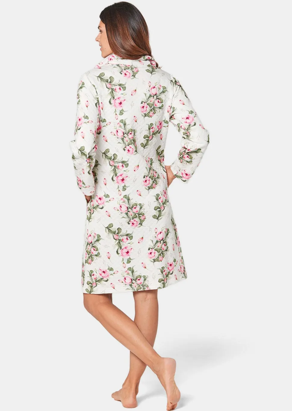 Robe de chambre matelassée