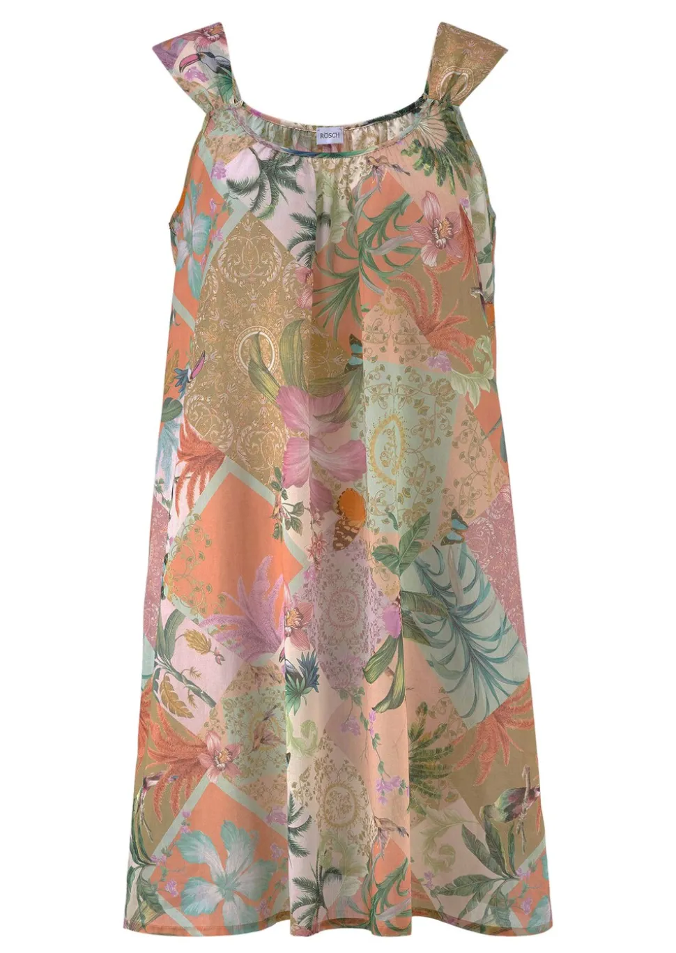 Robe de loisirs sans manches avec larges bretelles