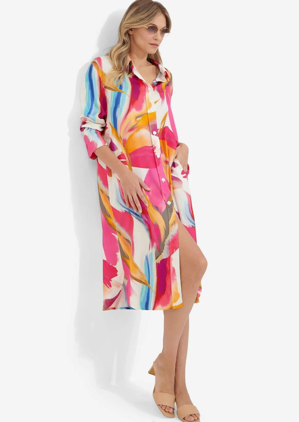 Robe de loisirs style robe-chemisier