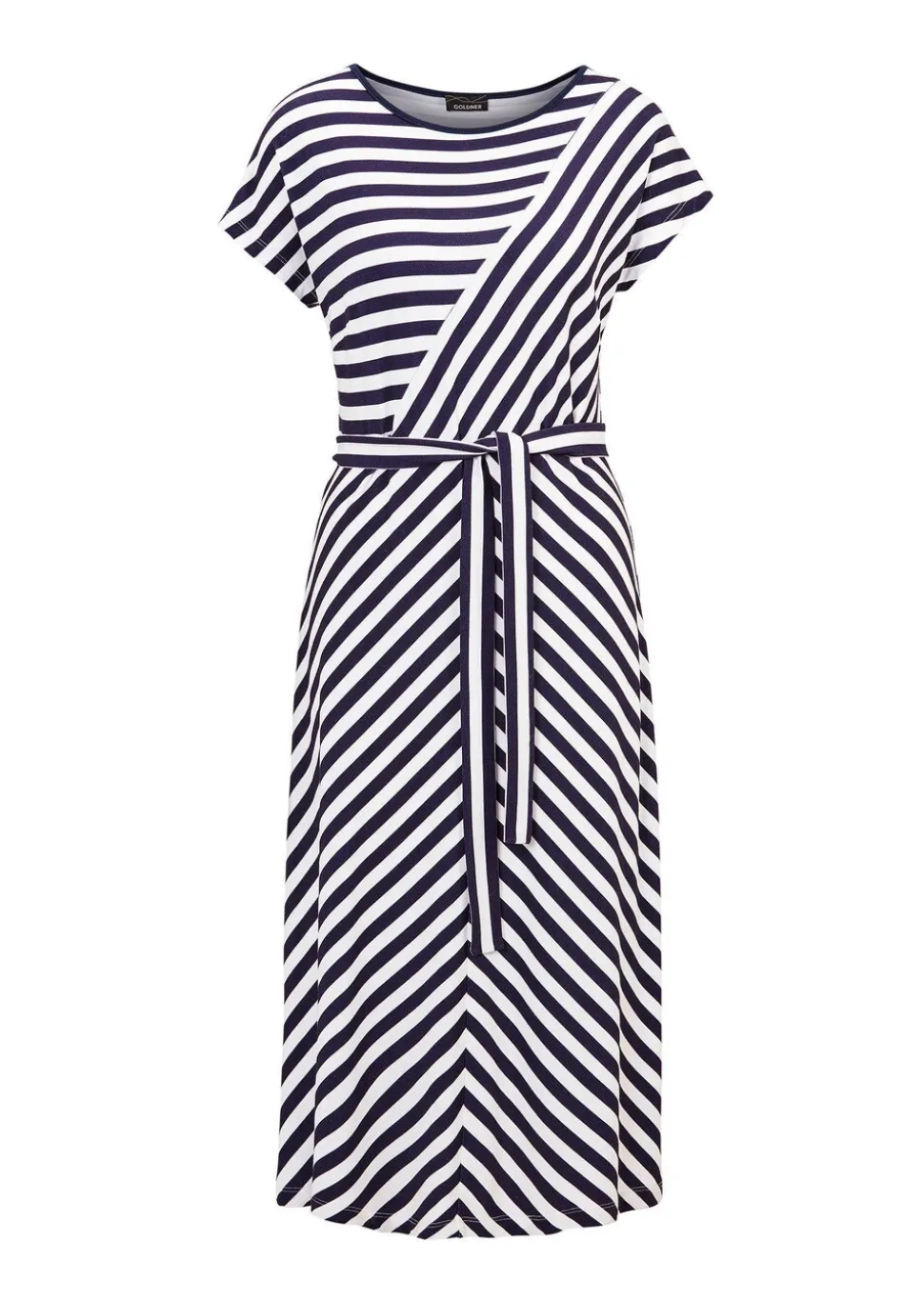 Robe à encolure bateau