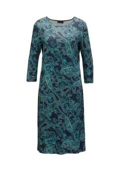 Robe en jersey extensible à imprimé moderne