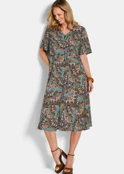 Robe en pure viscose