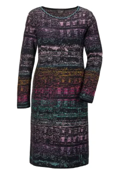 Robe en tricot avec motif jacquard