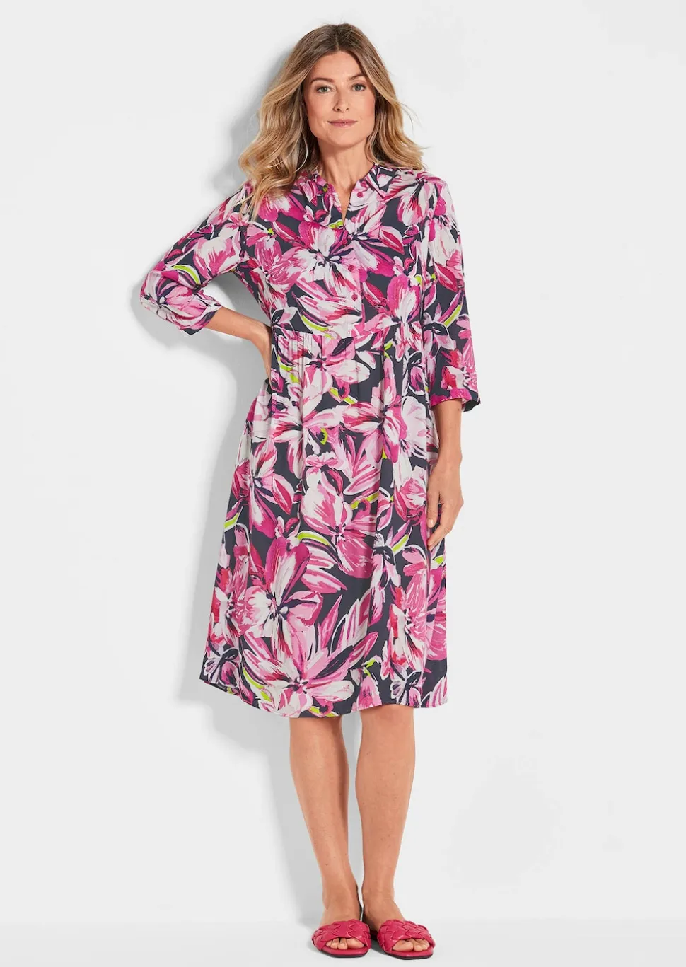 Robe imprimée avec motif floral