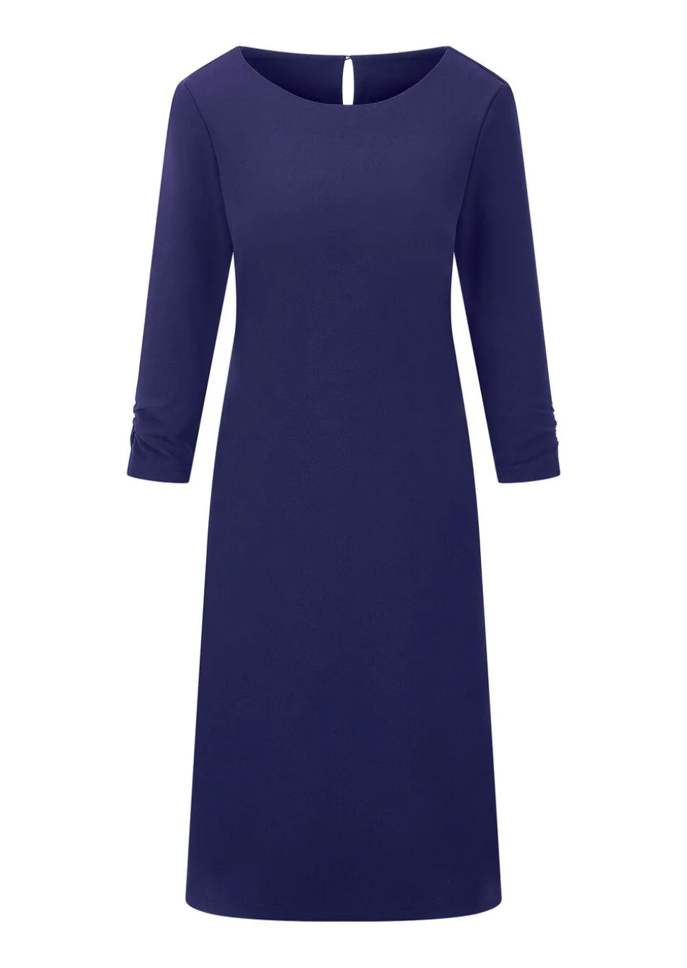 Robe élégante à manches froncées