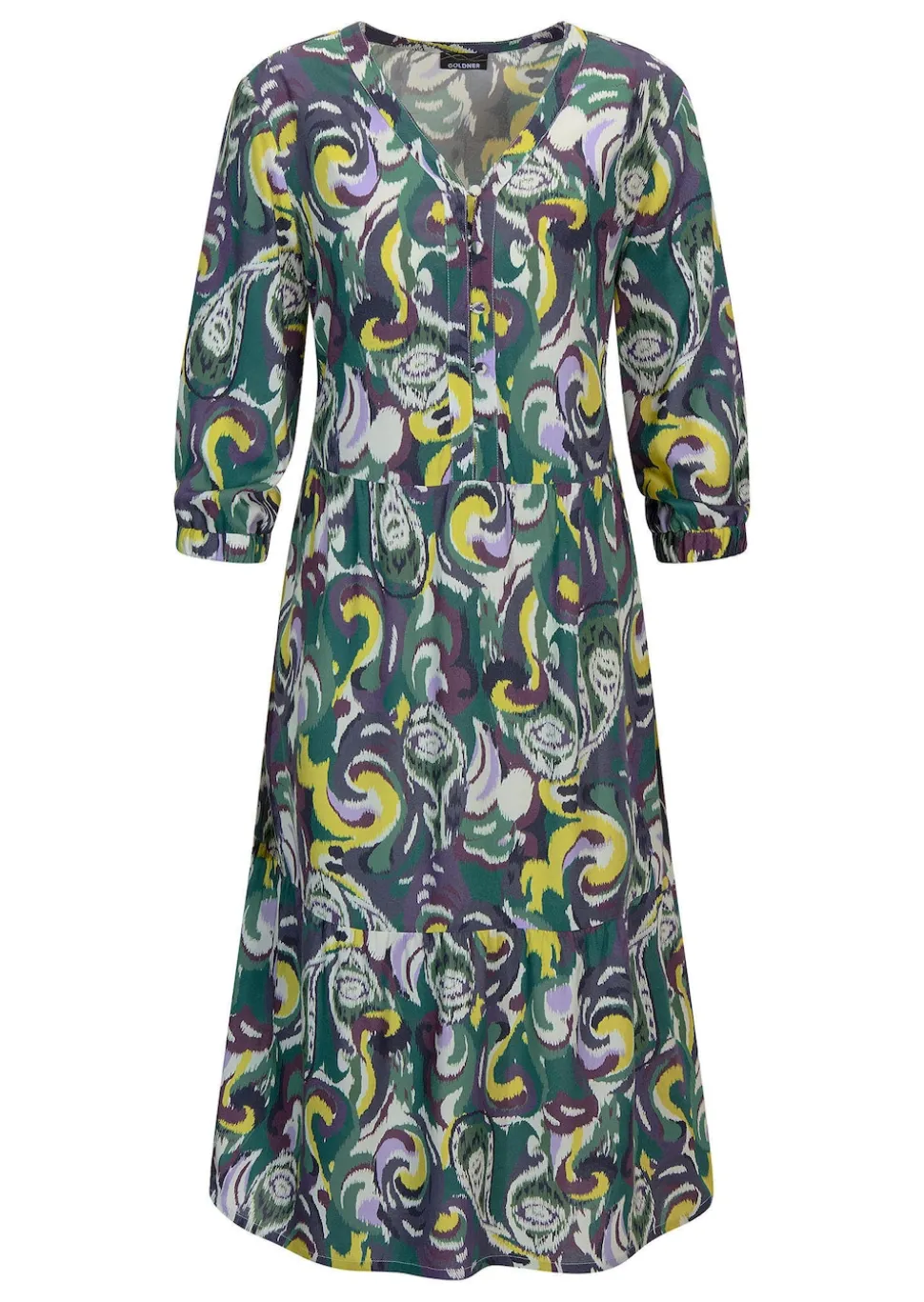 Robe à pans en viscose douce et fluide