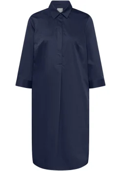 Robe tunique avec col chemise