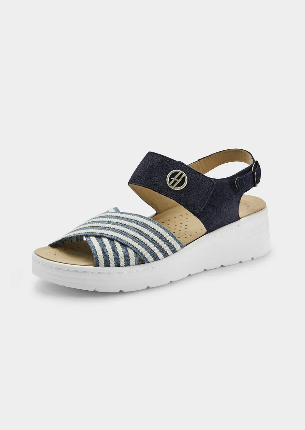 Sandales avec bandes élastiques