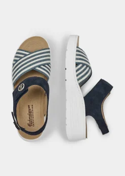 Sandales avec bandes élastiques