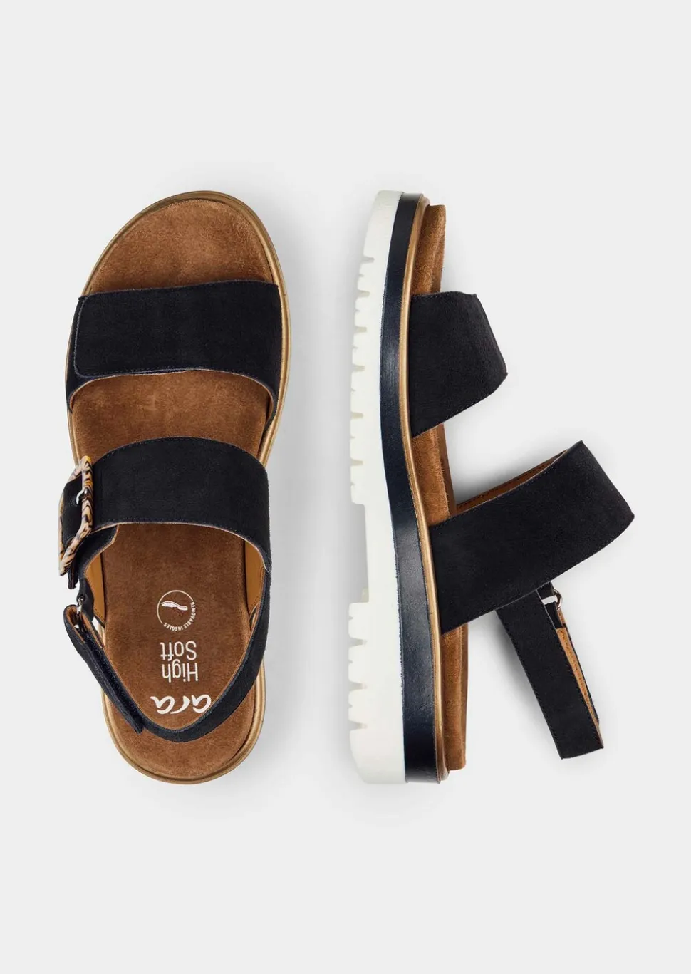 Sandales avec boucle décorative