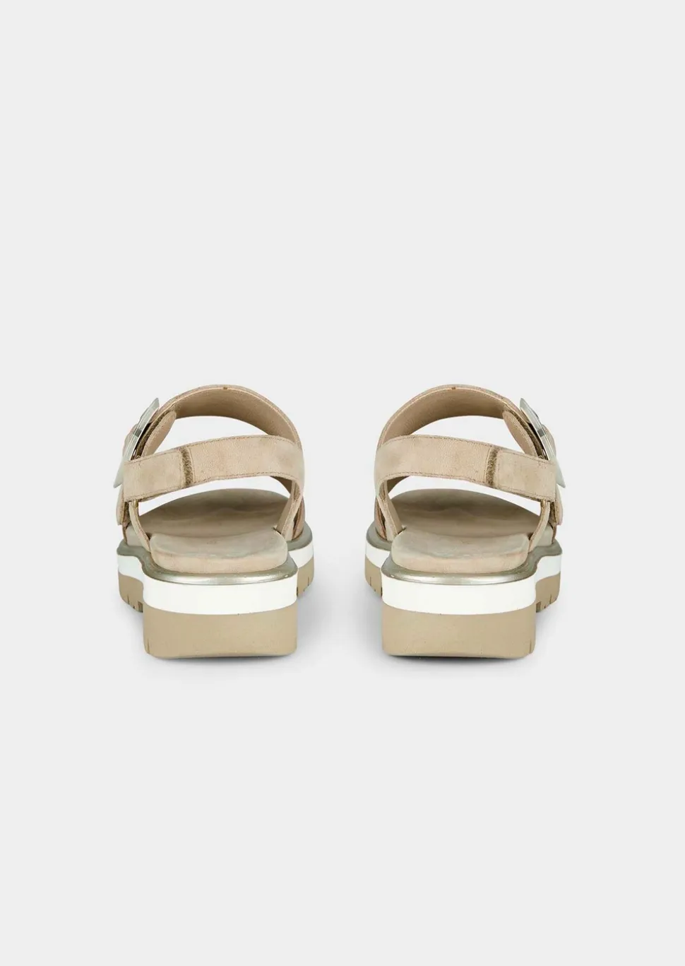 Sandales avec boucle décorative
