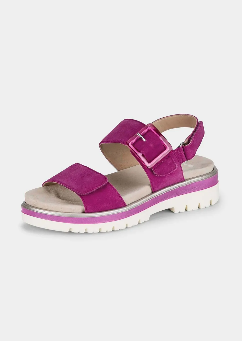 Sandales avec boucle décorative