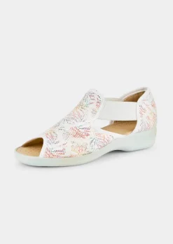 Sandales avec imprimé floral
