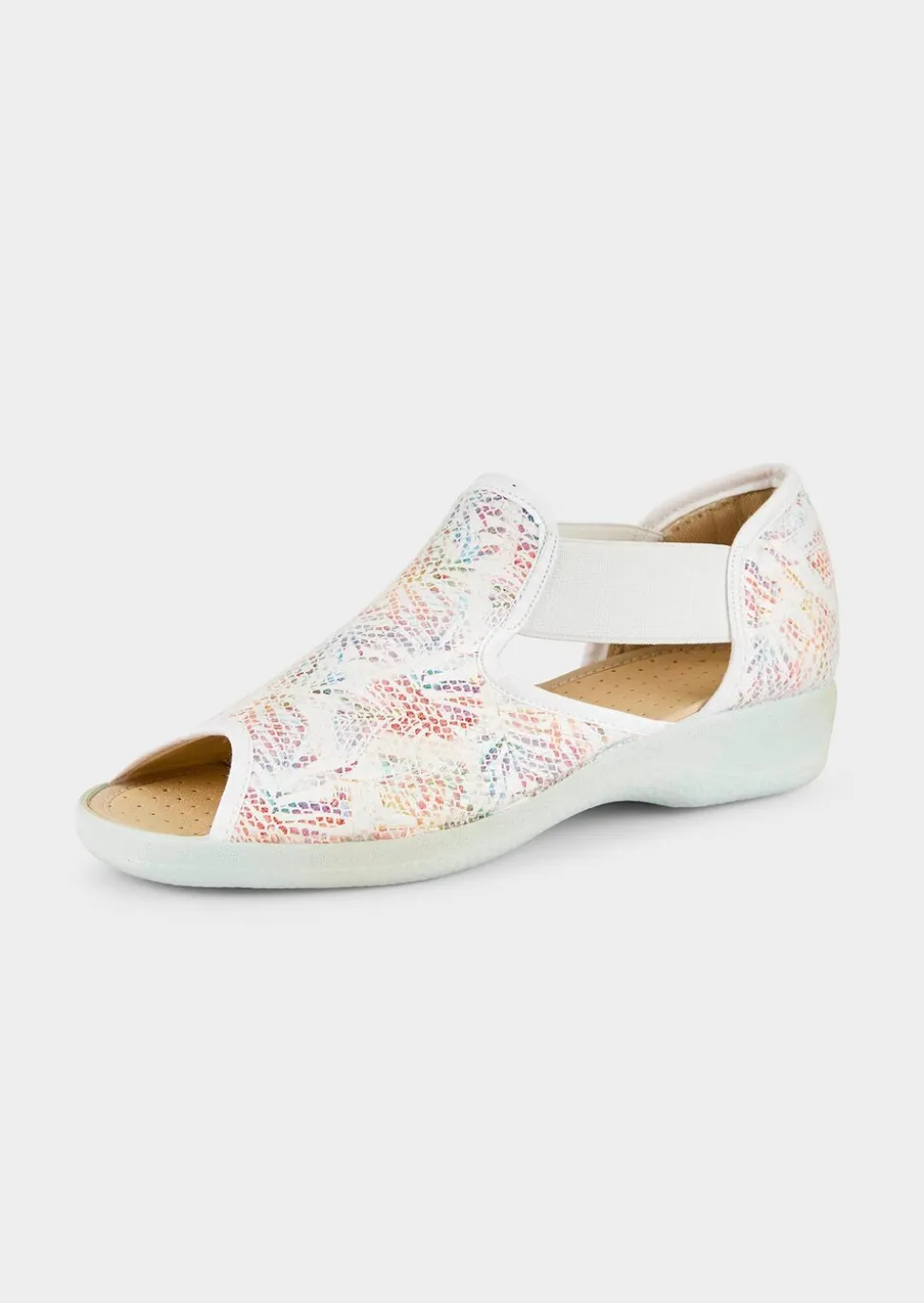 Sandales avec imprimé floral