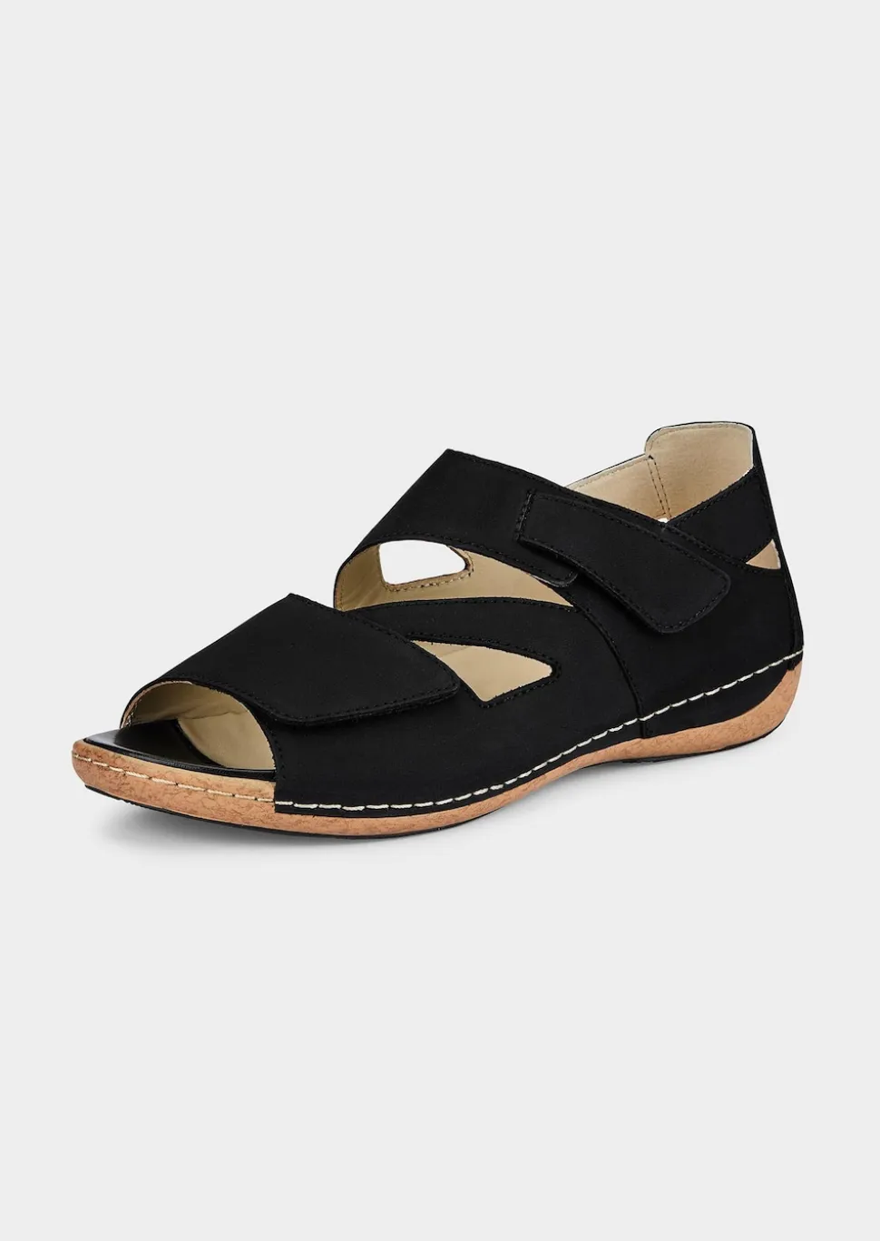 Sandales avec lanière velcro réglable