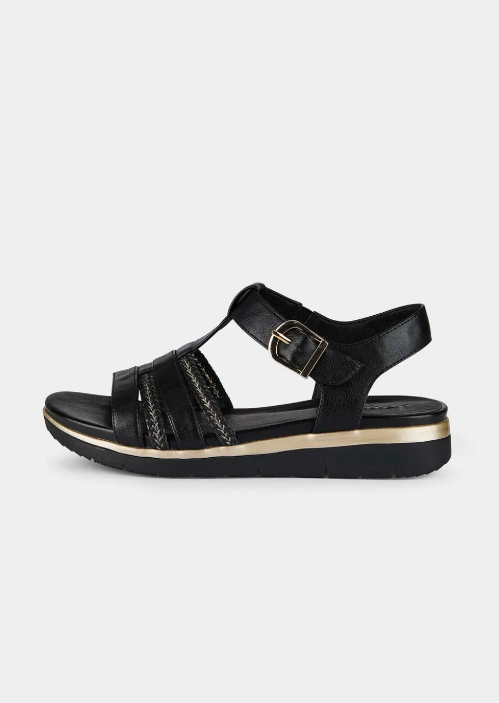 Sandales avec talon compensé