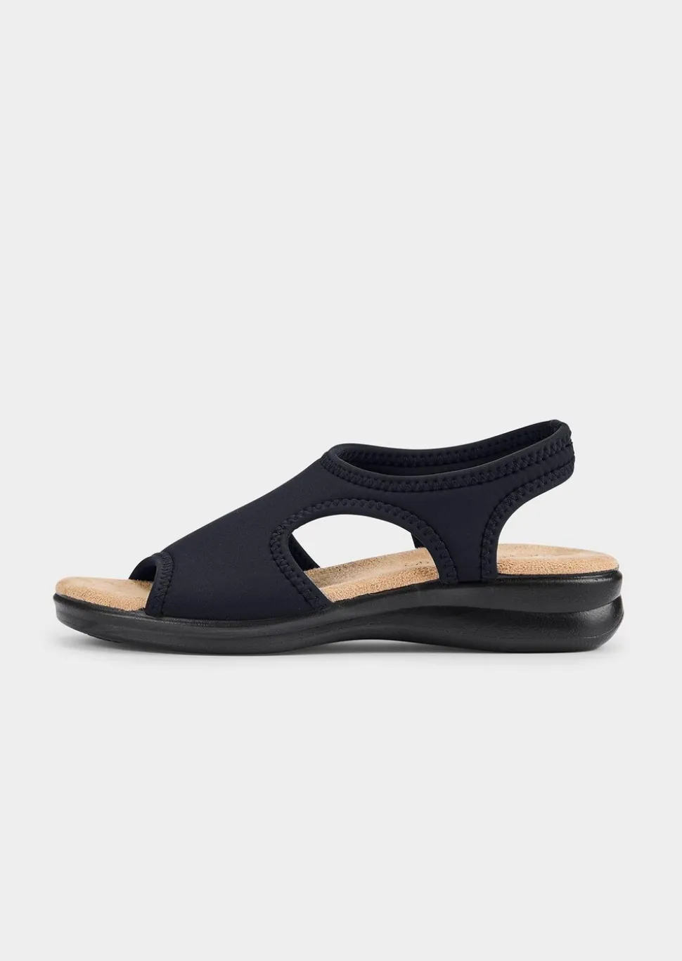 Sandales avec textile extensible