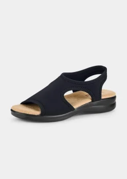 Sandales avec textile extensible