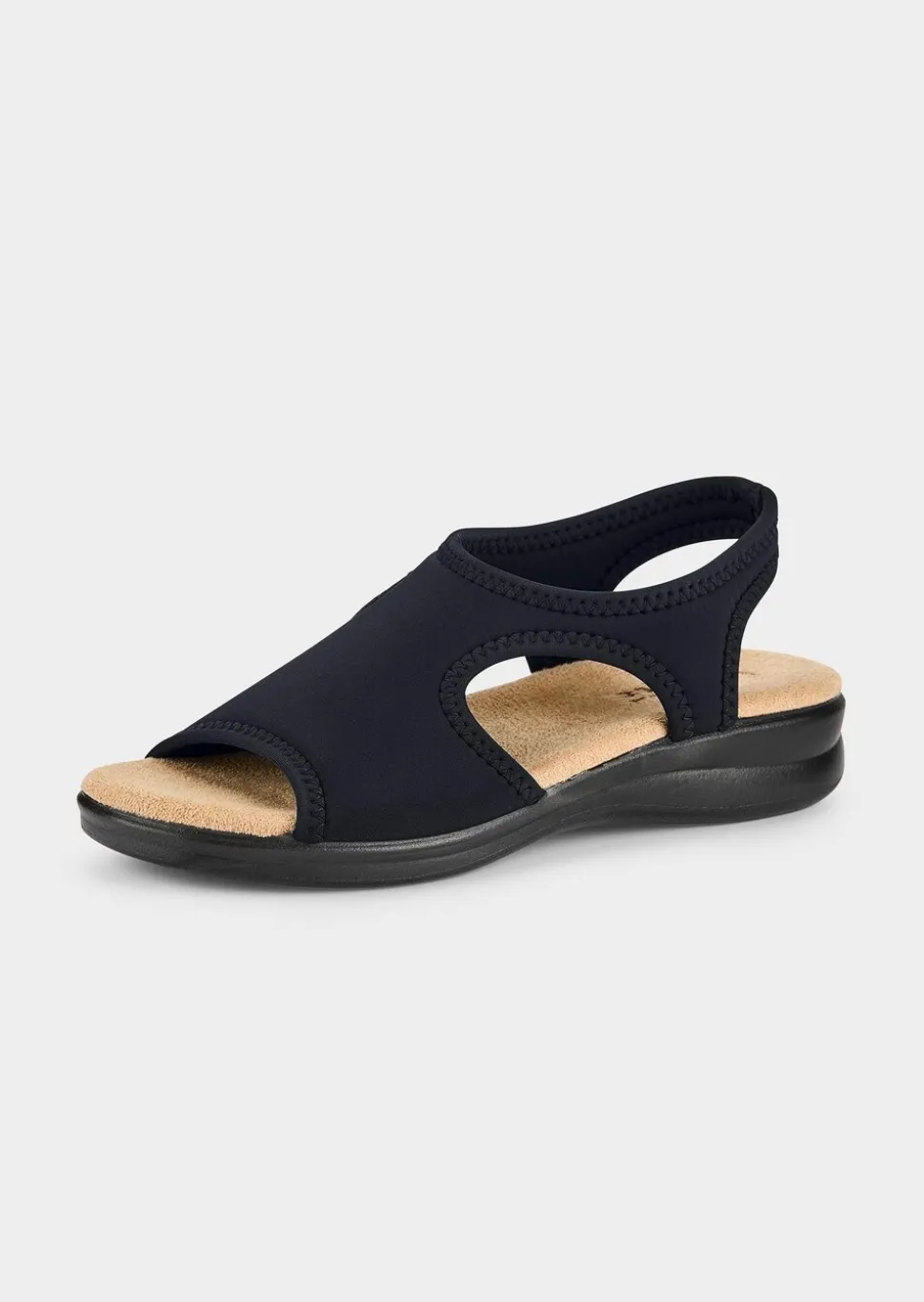 Sandales avec textile extensible