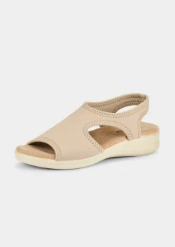 Sandales avec textile extensible
