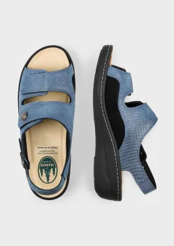 Sandales en cuir avec voûte plantaire amovible en liège