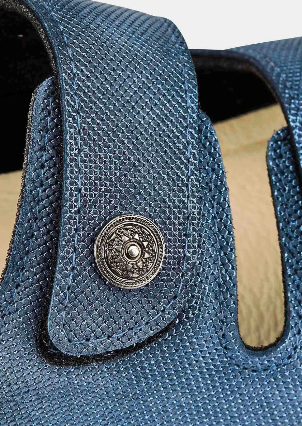 Sandales en cuir avec voûte plantaire amovible en liège