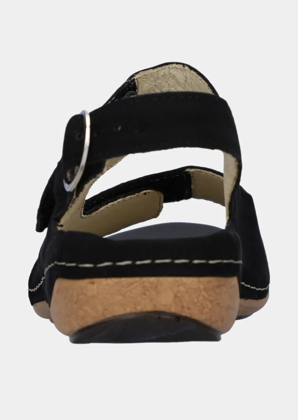 Sandales en cuir véritable.