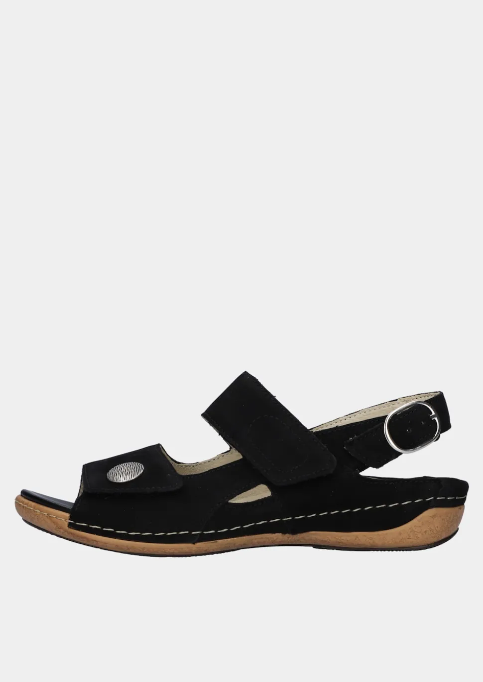Sandales en cuir véritable.