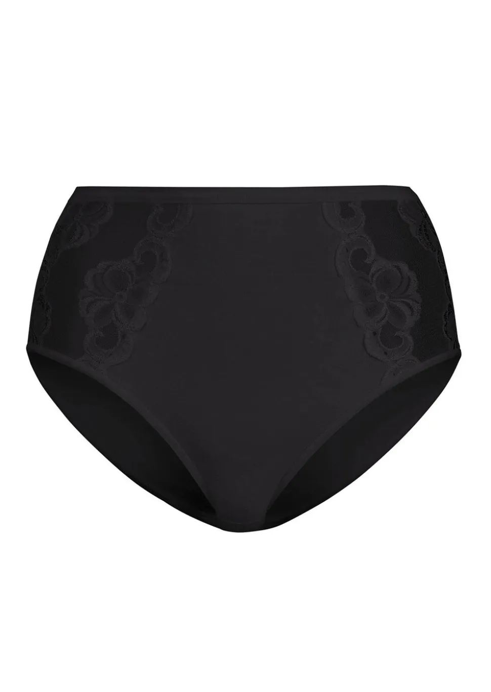 Slip gainant avec empiècement en dentelle