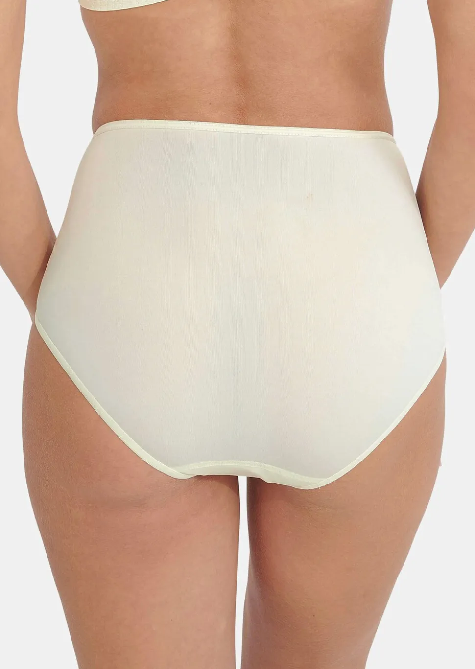 Slip maxi en microfibre avec dentelle