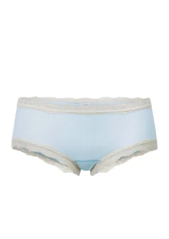 Slip sans coutures orné de dentelle