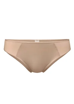 Slip taille basse en microfibre brillant
